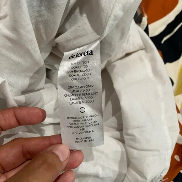 De Loreta‎ Leonor Long Sleeve Mini Dress Abstract Print Medium - Picture 6 of 6